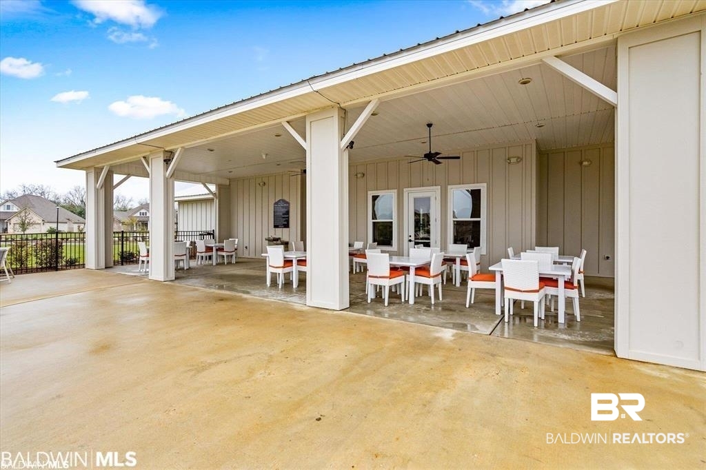 23810 Unbridled Loop Daphne, AL 36526 - Photo 47 of 50 View of patio / terrace featuring ceiling fan and french doors