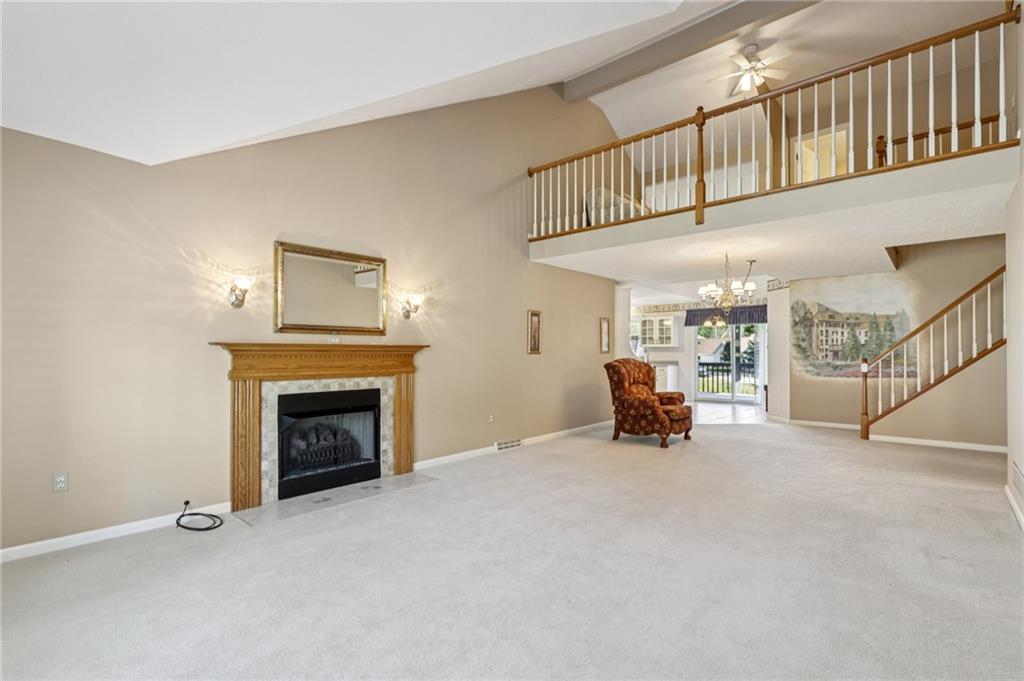 306 Country View Drive Lower Burrell, PA 15068 - Photo 3 of 50 a view of livingroom with furniture and fireplace