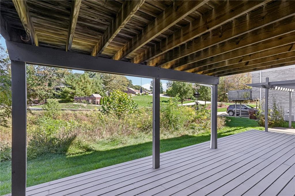 306 Country View Drive Lower Burrell, PA 15068 - Photo 43 of 50 a view of a porch with wooden floor