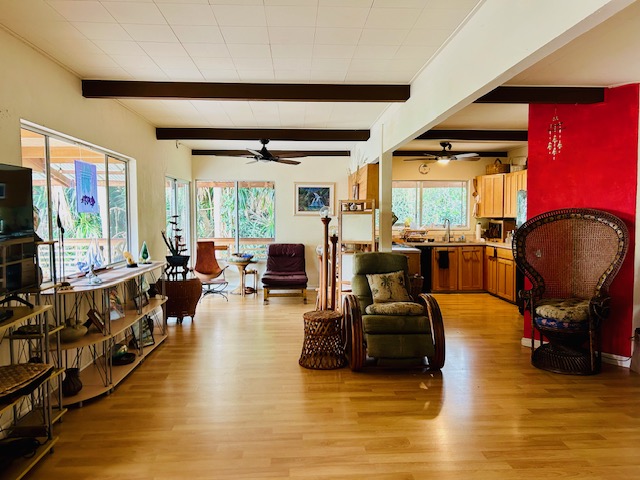 78-6745 Walua Road Kailua-Kona, HI 96740 - Photo 3 of 23 a living room with furniture and a large window