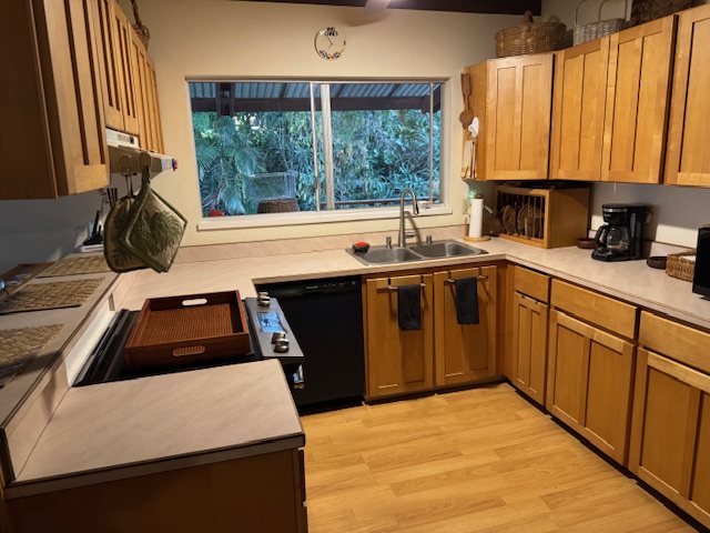 78-6745 Walua Road Kailua-Kona, HI 96740 - Photo 5 of 23 a kitchen with a sink and large window