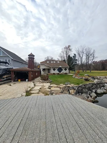 a view of an ocean and beach