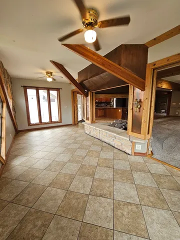 a view of a city from a balcony