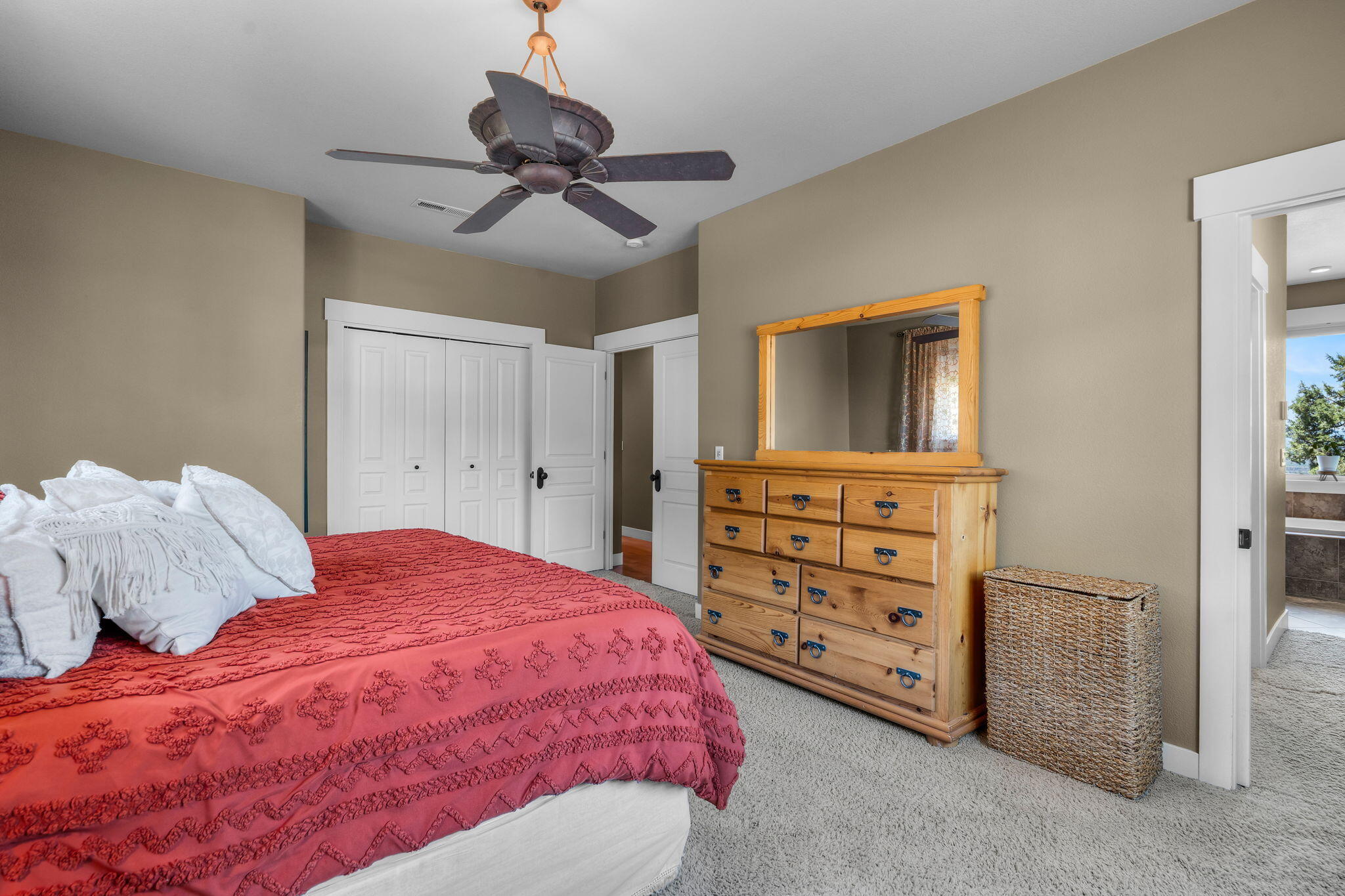 10875 Southwest Mintken Lane Culver, OR 97734 - Photo 12 of 43 a bedroom with a bed and a closet