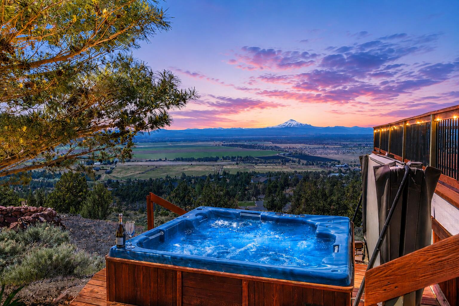 10875 Southwest Mintken Lane Culver, OR 97734 - Photo 30 of 43 a view of a backyard with a tub