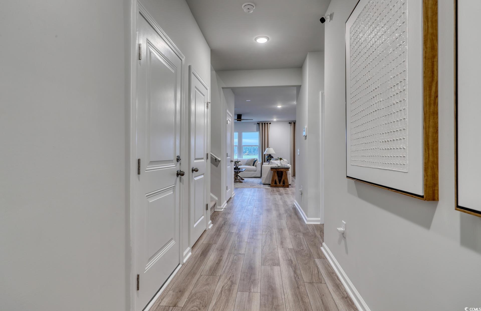 3090 Visionary Drive Myrtle Beach, SC 29588 - Photo 2 of 28 Hallway with light wood finished floors and recessed lighting