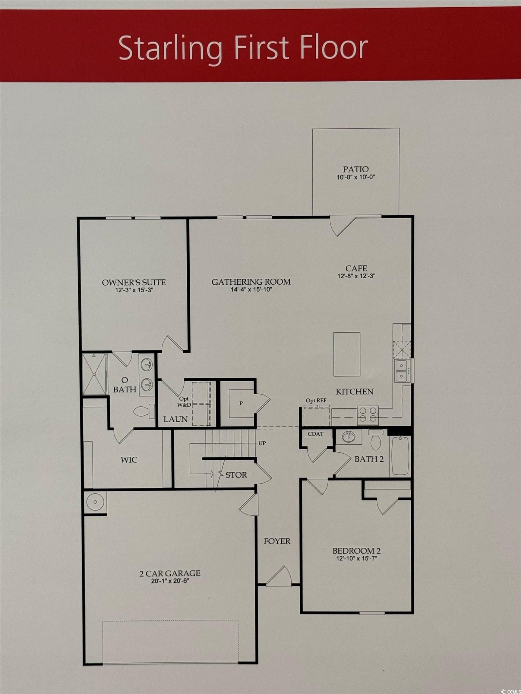 3090 Visionary Drive Myrtle Beach, SC 29588 - Photo 27 of 28 View of home floor plan