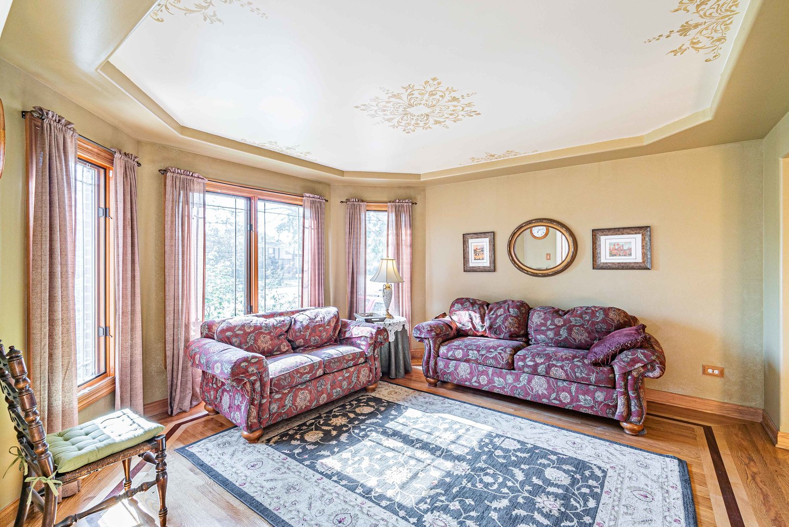 10551 Princess Avenue Chicago Ridge, IL 60415 - Photo 3 of 26 a living room with furniture and a large window