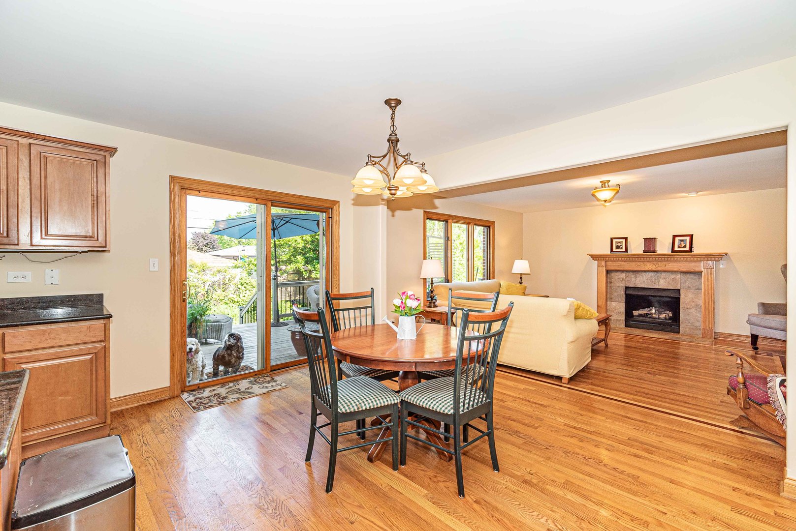 10551 Princess Avenue Chicago Ridge, IL 60415 - Photo 6 of 26 a view of a dining room with furniture window and wooden floor