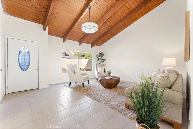 a view of outdoor space with seating area