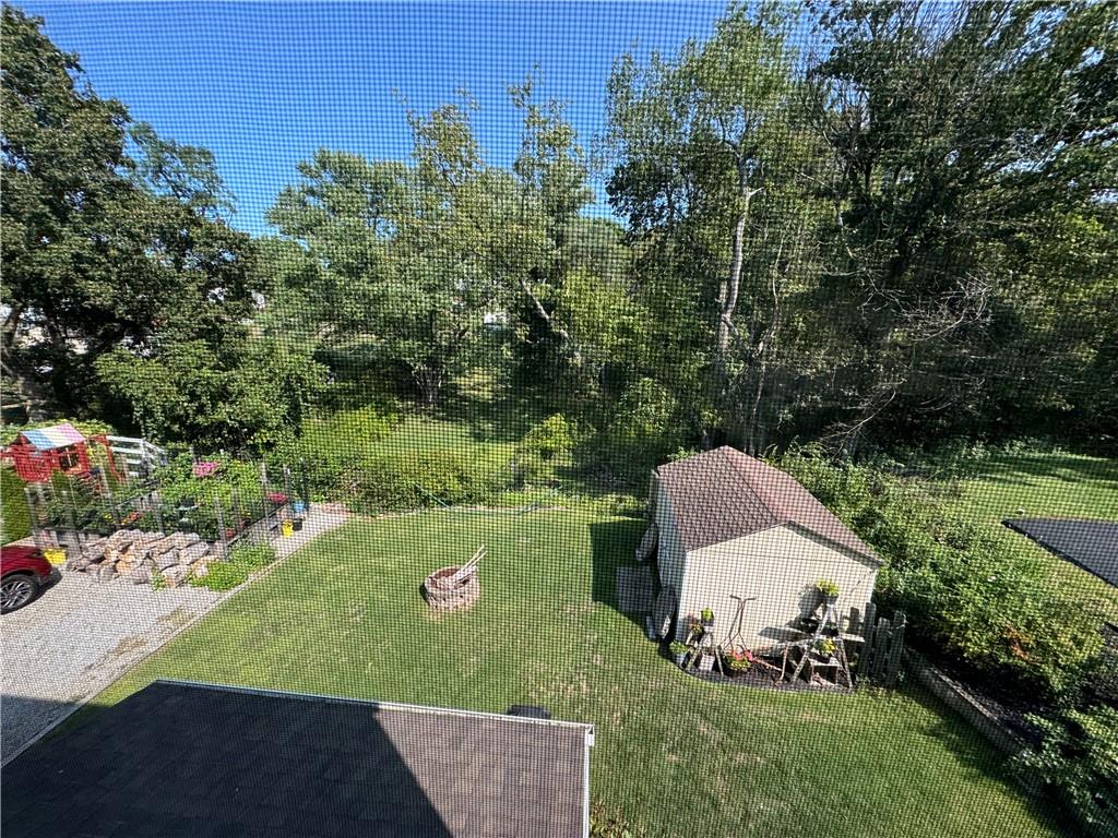 213 Logan Road Bethel Park, PA 15102 - Photo 28 of 47 a view of a backyard with sitting area