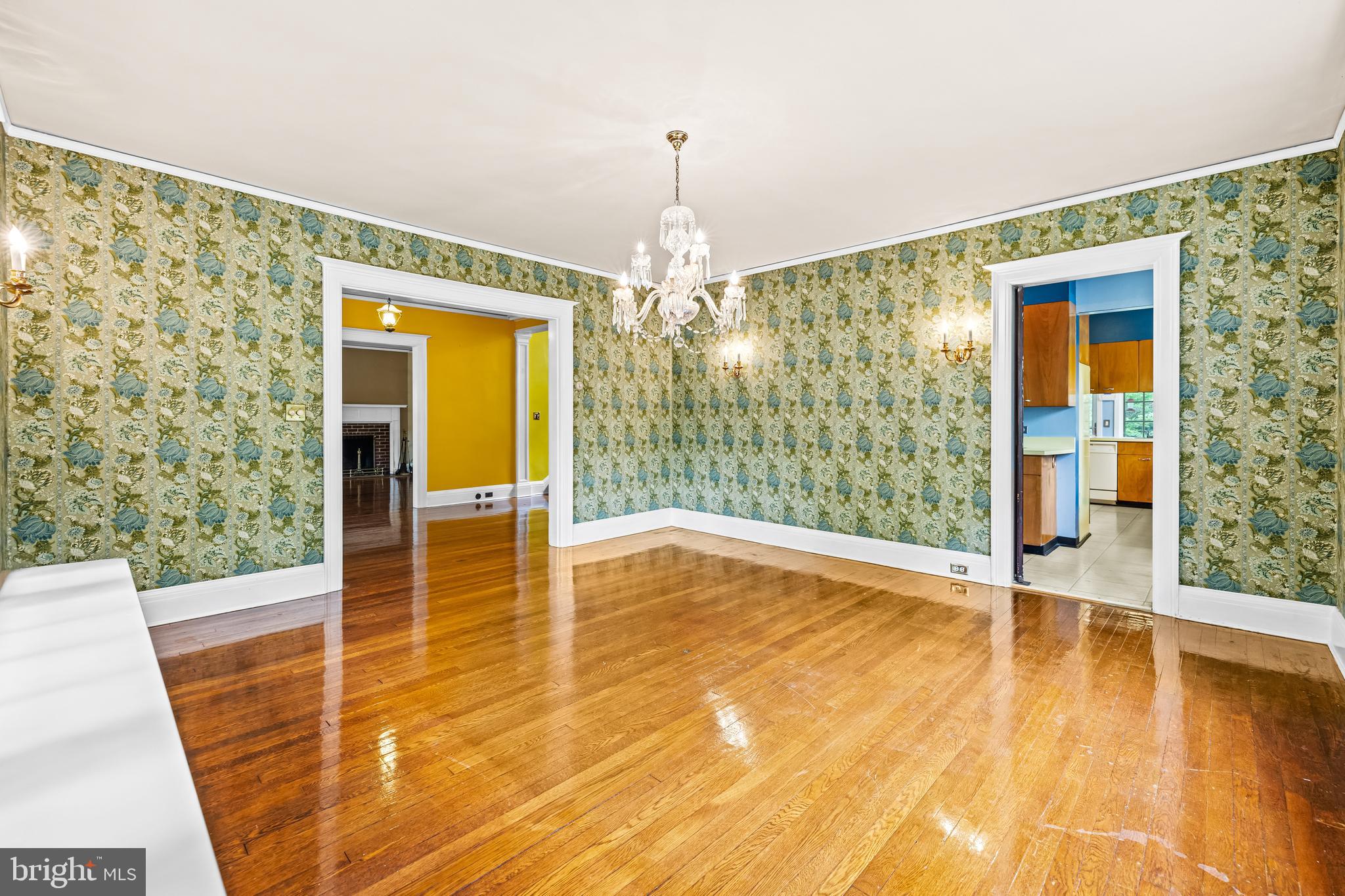4406 Norwood Road Baltimore, MD 21218 - Photo 24 of 74 a view of empty room with wooden floor and fan