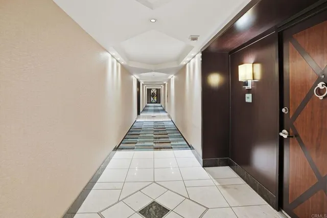 a view of a city with tall buildings