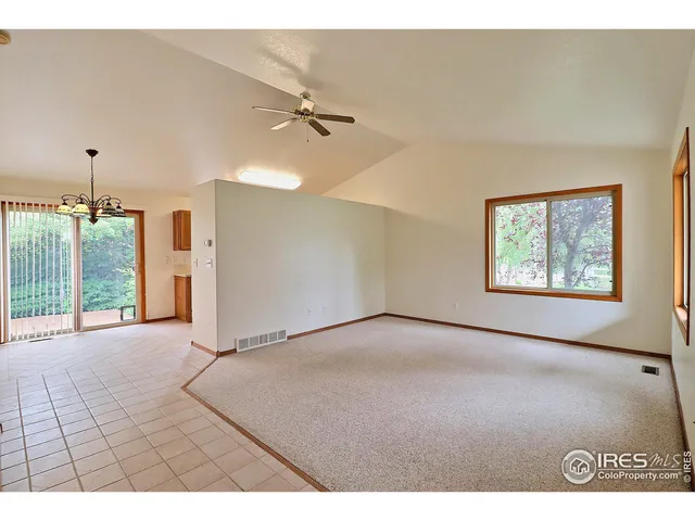 a view of a backyard with a garden