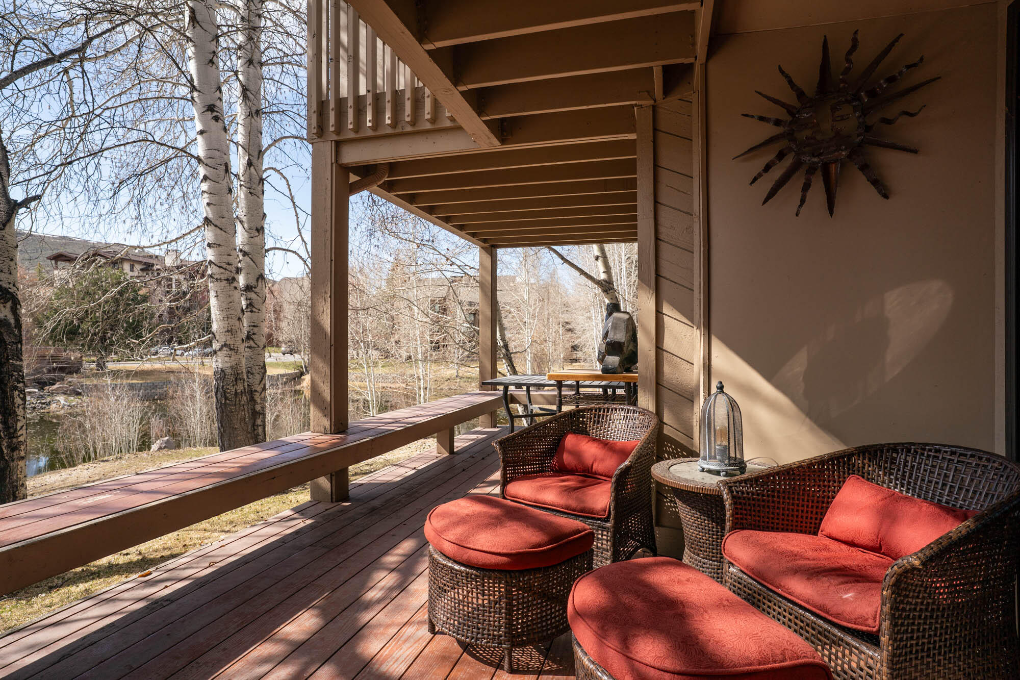 2248 Bonne Vie Condo Road Sun Valley, ID 83353 - Photo 19 of 23 Deck with Pond Views