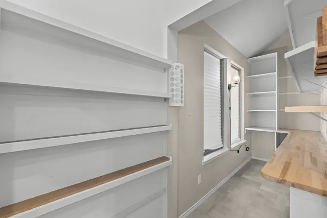 a view of an empty room