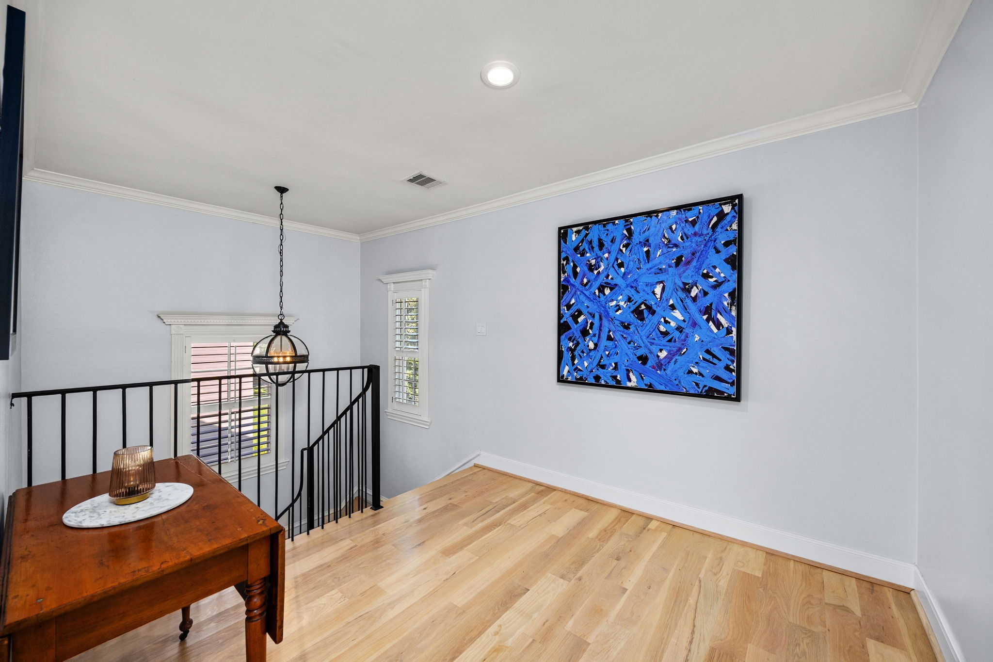 1741 Banks Street Houston, TX 77098 - Photo 22 of 50 a bedroom with bed and a window