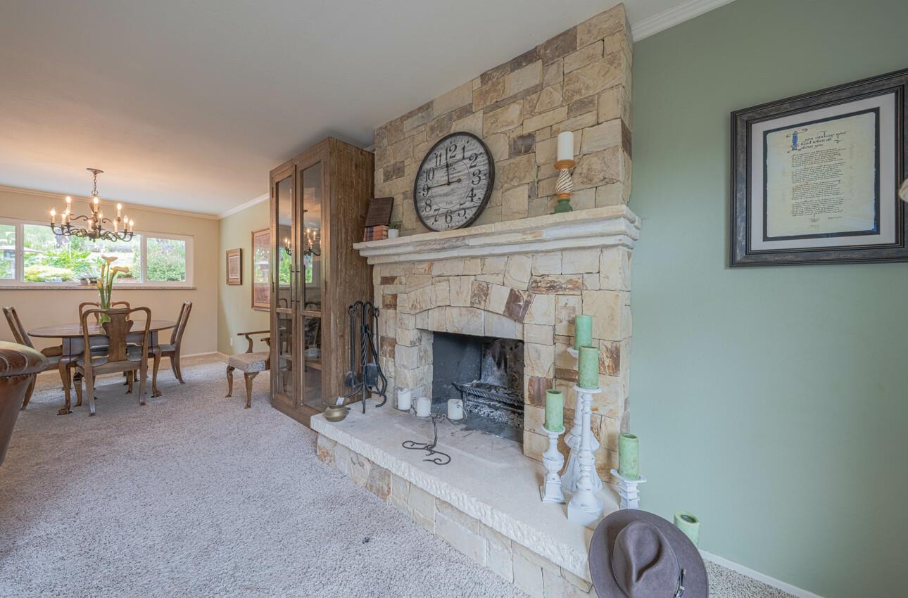 24 Pinehill Way Monterey, CA 93940 - Photo 12 of 51 a view of a livingroom with furniture and a fireplace