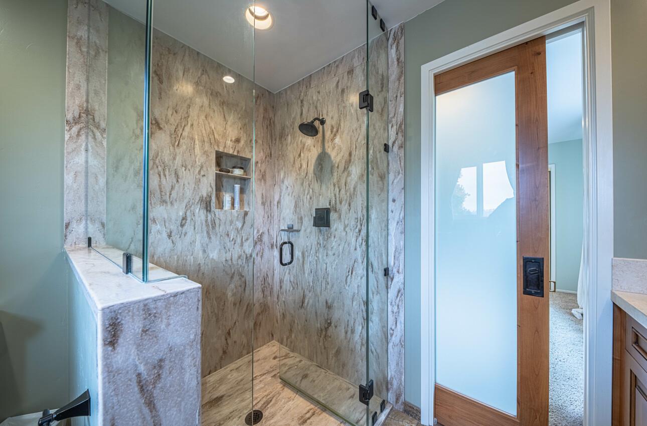 24 Pinehill Way Monterey, CA 93940 - Photo 41 of 51 a bathroom with a shower and a sink