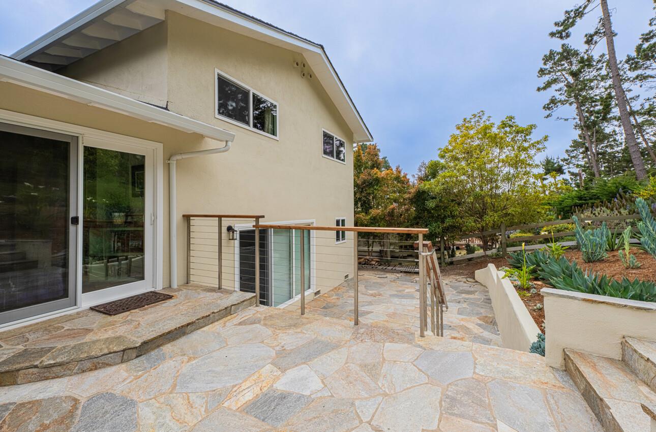 24 Pinehill Way Monterey, CA 93940 - Photo 45 of 51 a view of a house with backyard porch and sitting area
