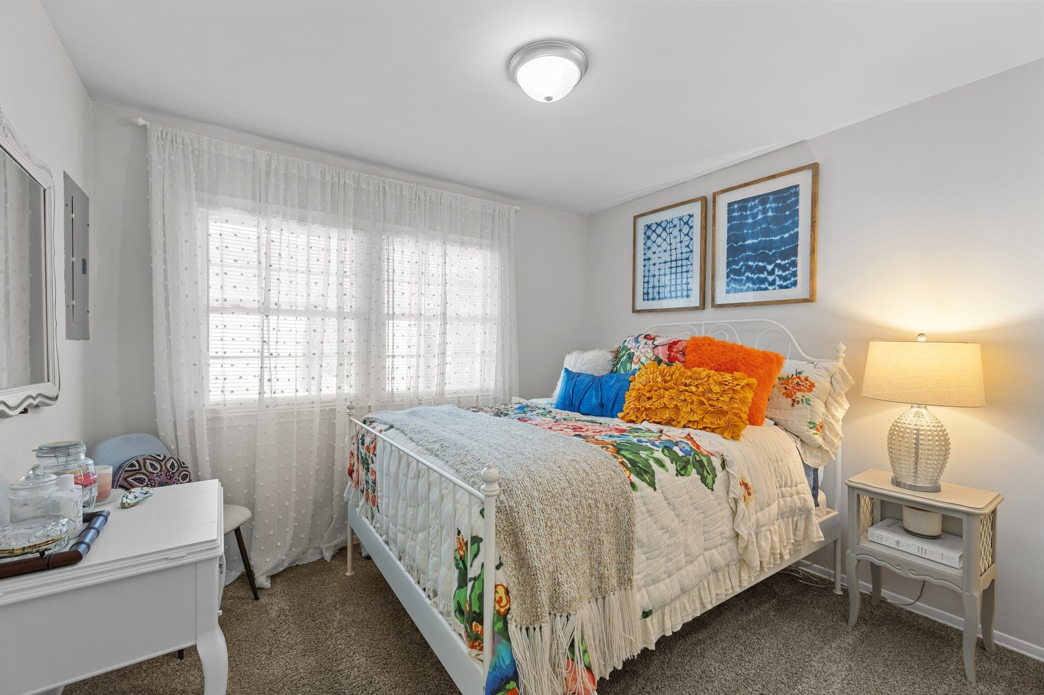 3604 Morningside Drive Raleigh, NC 27607 - Photo 24 of 38 a bedroom with a bed and a window
