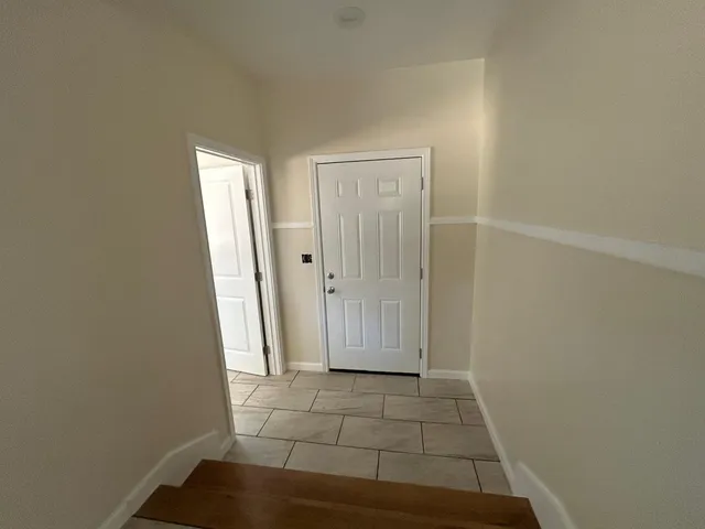 a view of a building with a street view