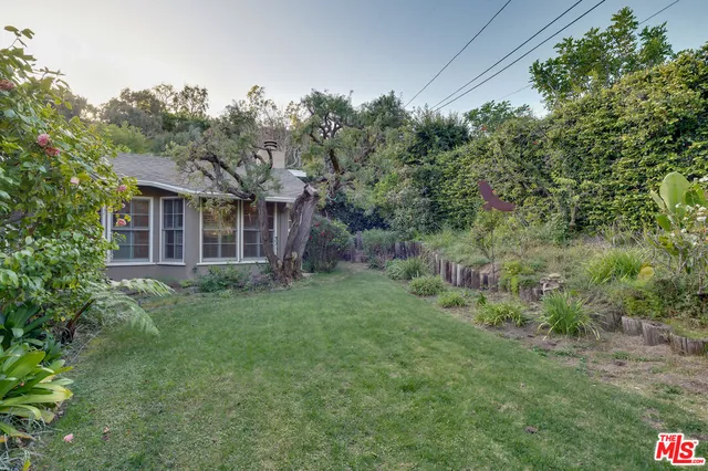 a view of a house with garden
