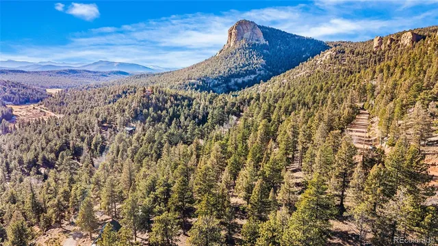 a view of residential houses with outdoor space