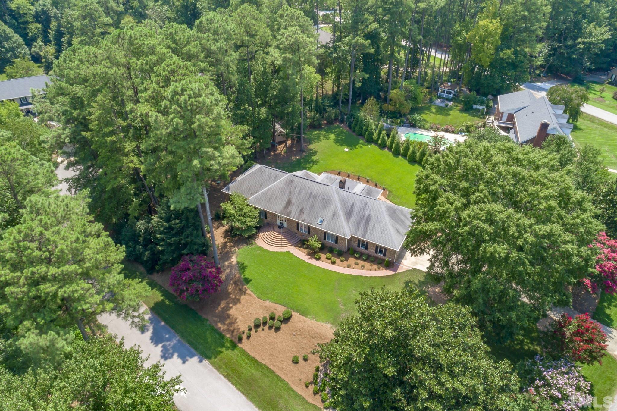 2417 Beechview Court Raleigh, NC 27615 - Photo 2 of 43 an aerial view of a house