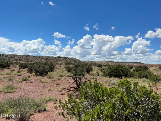 a view of a lake with mountains in the background