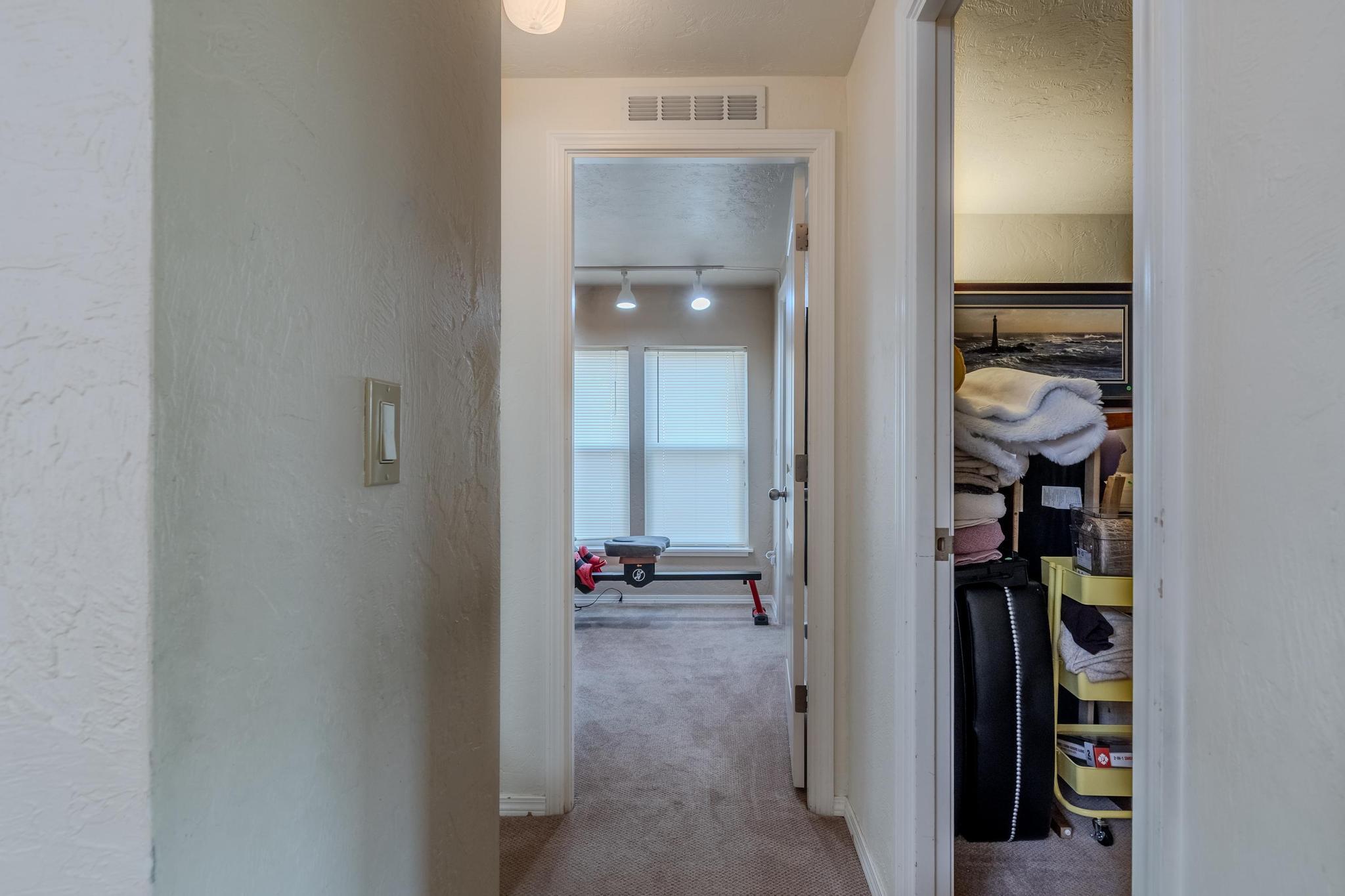 215 Tolman Creek Road, Unit SPC 11 Ashland, OR 97520 - Photo 18 of 36 a view of a hallway with closet and a bathroom