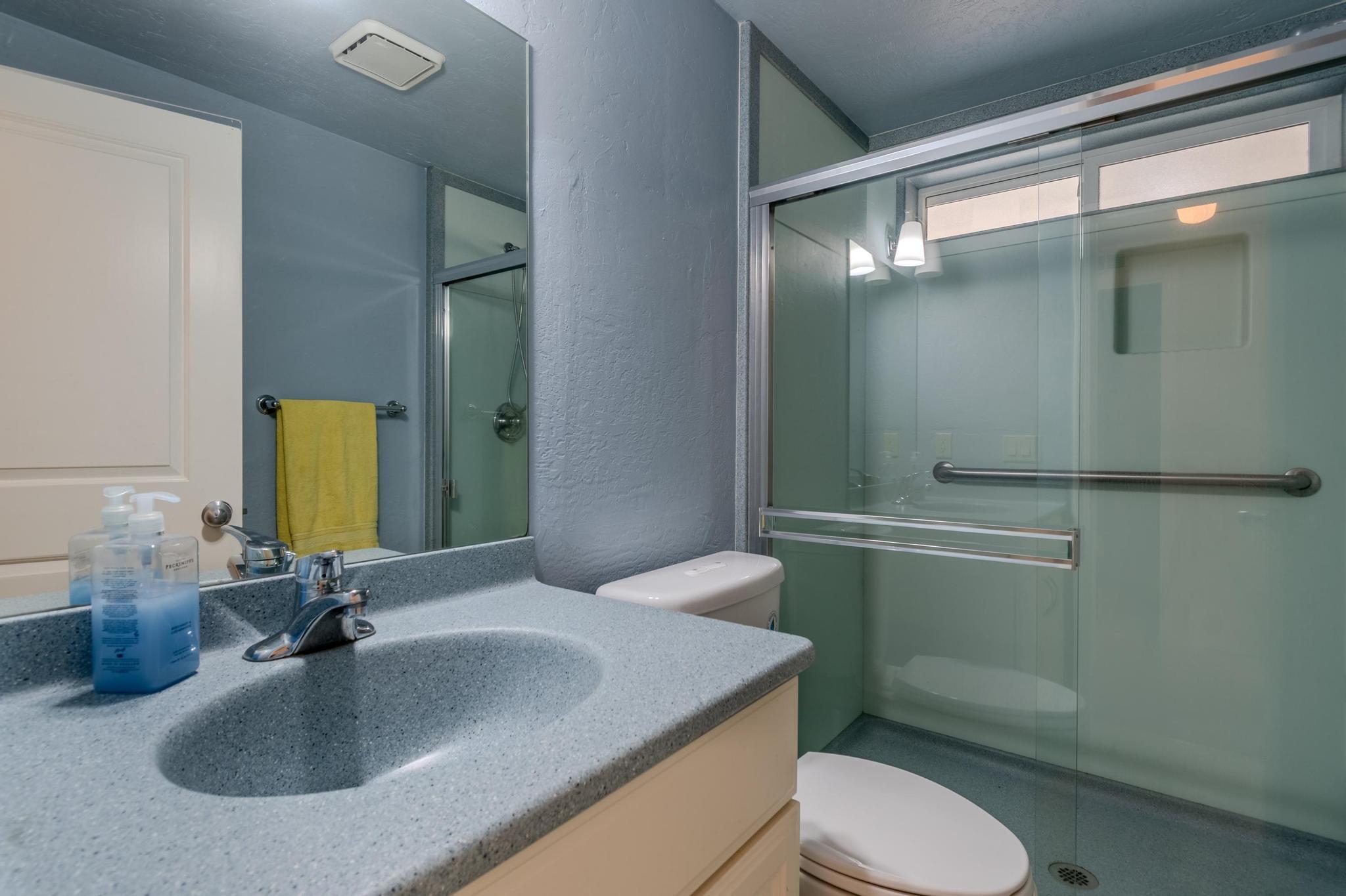 215 Tolman Creek Road, Unit SPC 11 Ashland, OR 97520 - Photo 19 of 36 a bathroom with a sink toilet and mirror