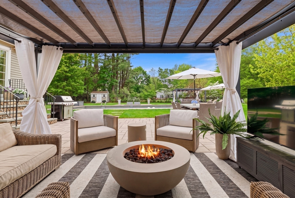 85 Old Farm Road Milton, MA 02186 - Photo 37 of 42 a outdoor living space with furniture and garden view
