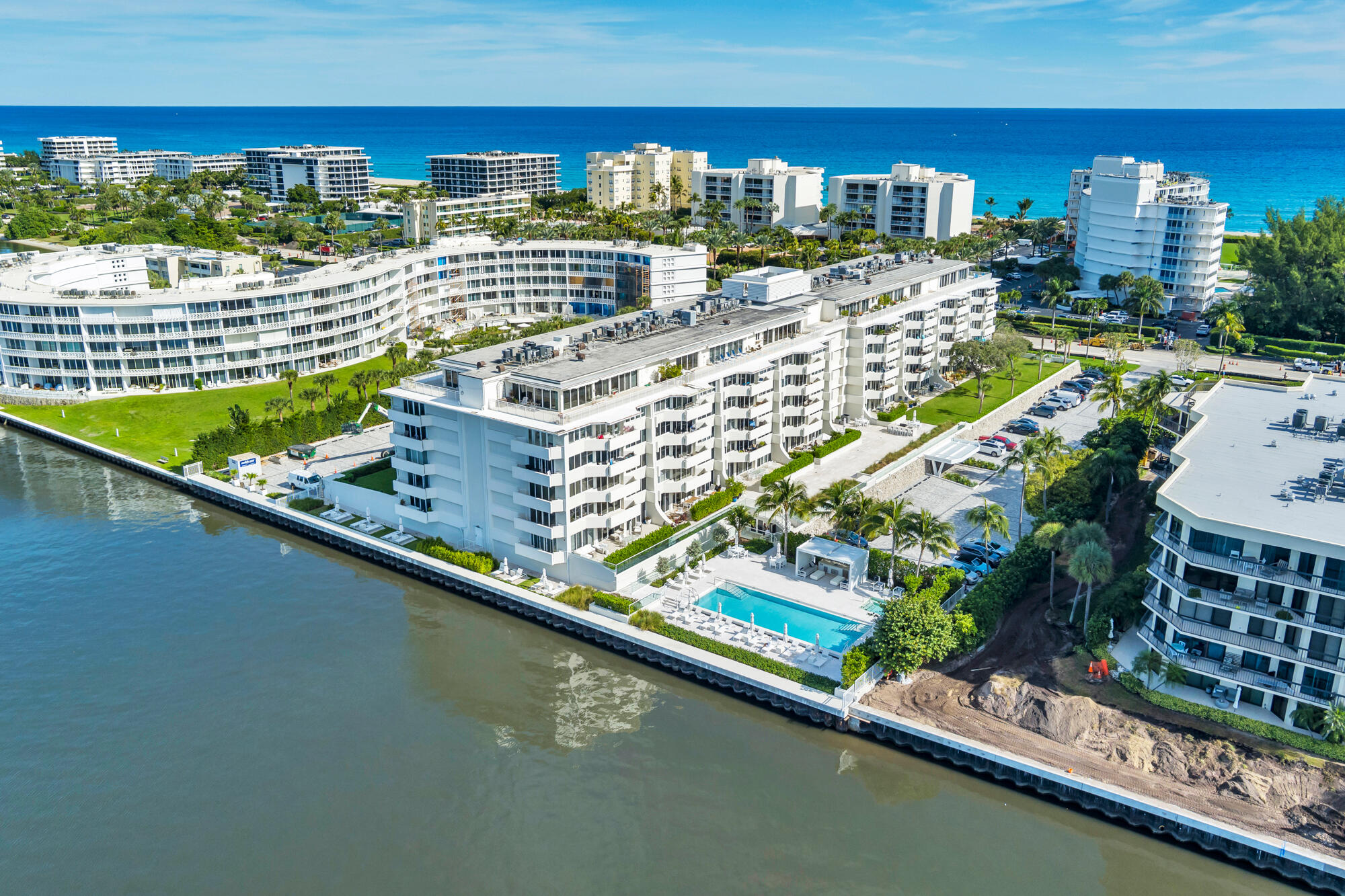 2773 South Ocean Boulevard, Unit 505 Palm Beach, FL 33480 - Photo 30 of 32 a view of swimming pool with a chairs
