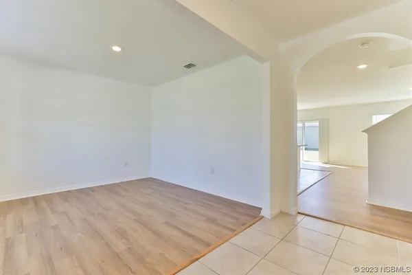 a view of an empty room