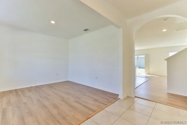 a view of an empty room