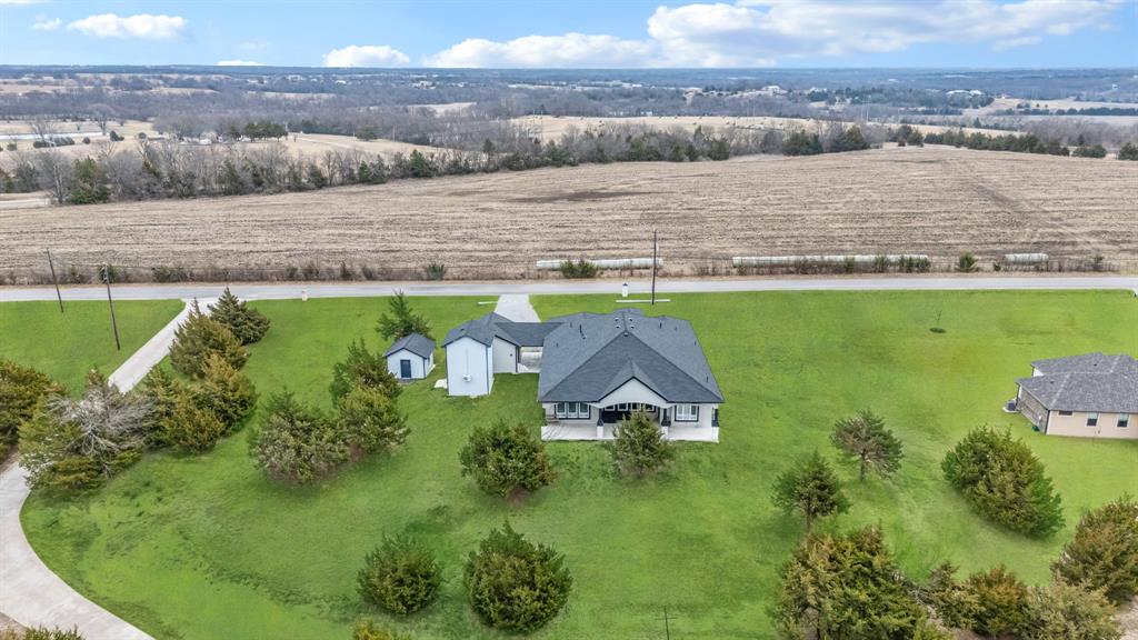 971 Sister Grove Road Van Alstyne, TX 75495 - Photo 36 of 38 an aerial view of a house