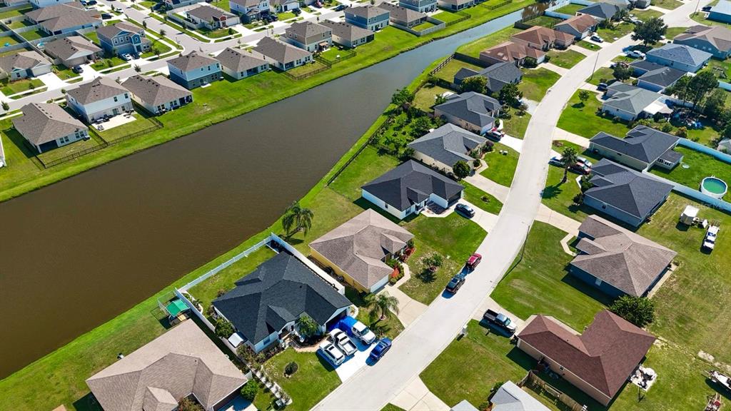1070 Summer Glen Drive Winter Haven, FL 33880 - Photo 21 of 40 an aerial view of a house with a garden and swimming pool
