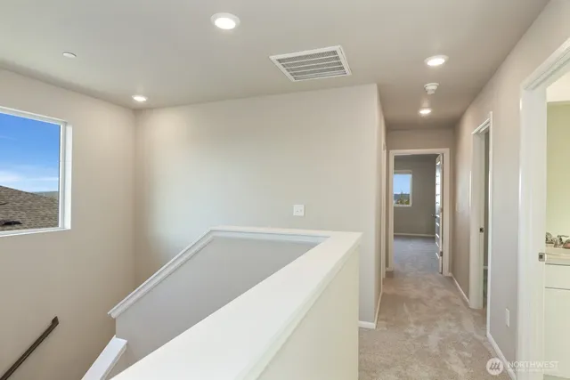 a view of a hallway with a hallway