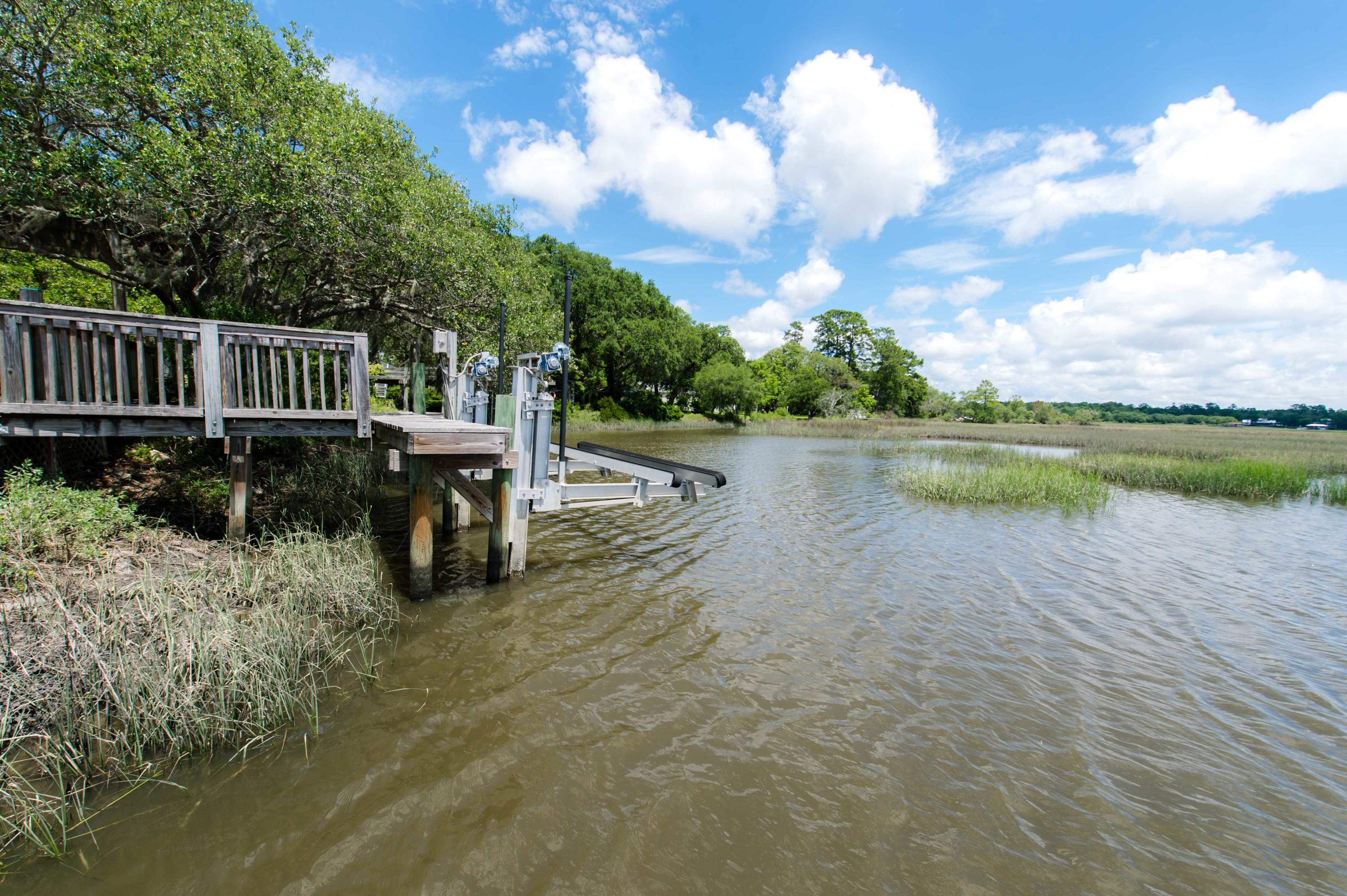 5283 Chaplins Landing Road Hollywood, SC 29449 - Photo 10 of 35 8' of Water at Low Tide