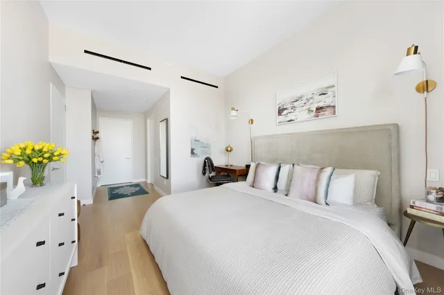 a room with furniture and a window