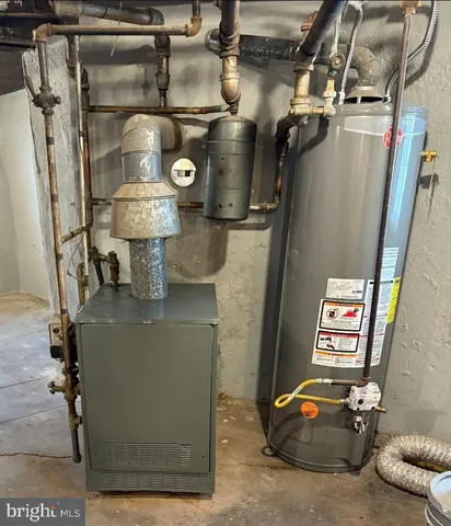 a view of water heater room