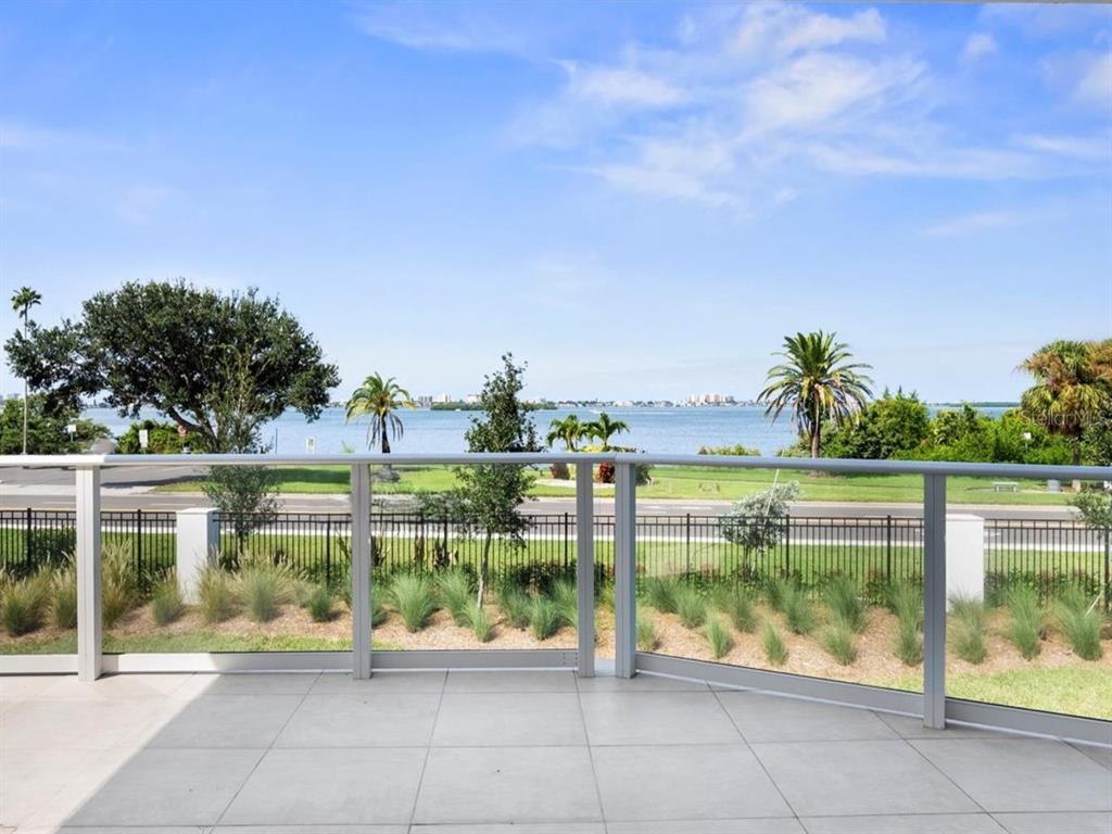 a view of swimming pool with outdoor space and seating area
