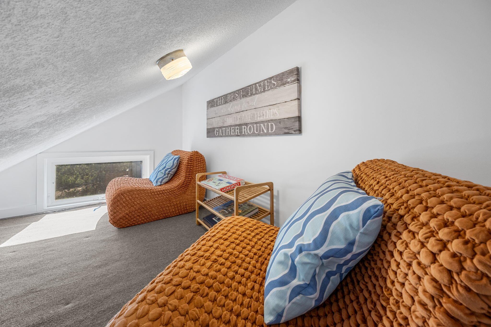 340 Salt Works Road Eastham, MA 02642 - Photo 39 of 52 a bedroom with two beds and a couch