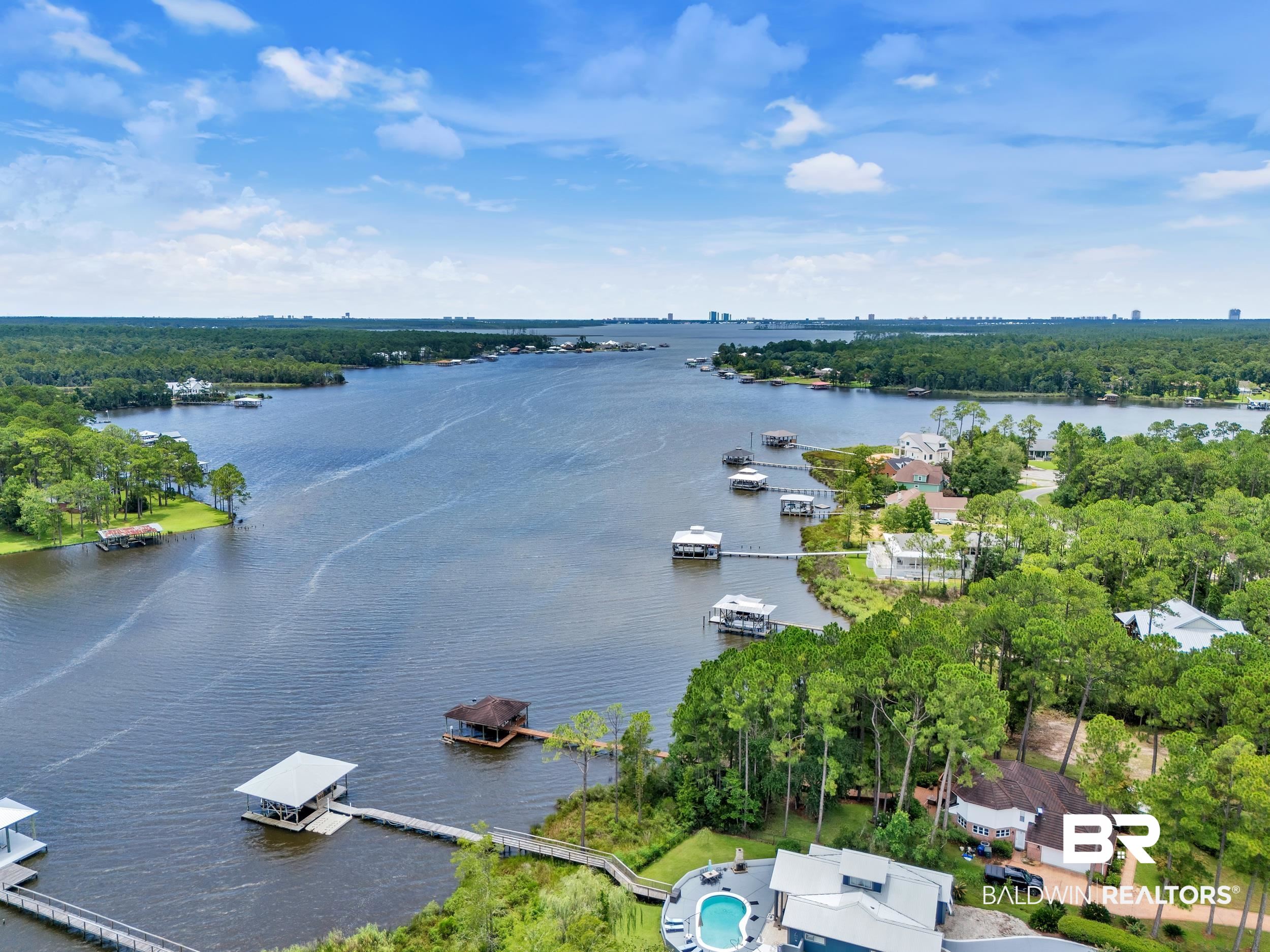 8963 Bay Point Drive Elberta, AL 36530 - Photo 22 of 25 Bird's eye view of a nearby body of water