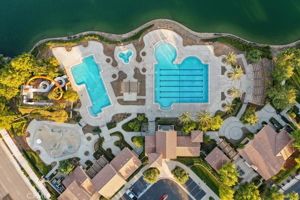 29594 Chelton Way Menifee, CA 92584 - Photo 48 of 48 an aerial view of a house with a swimming pool