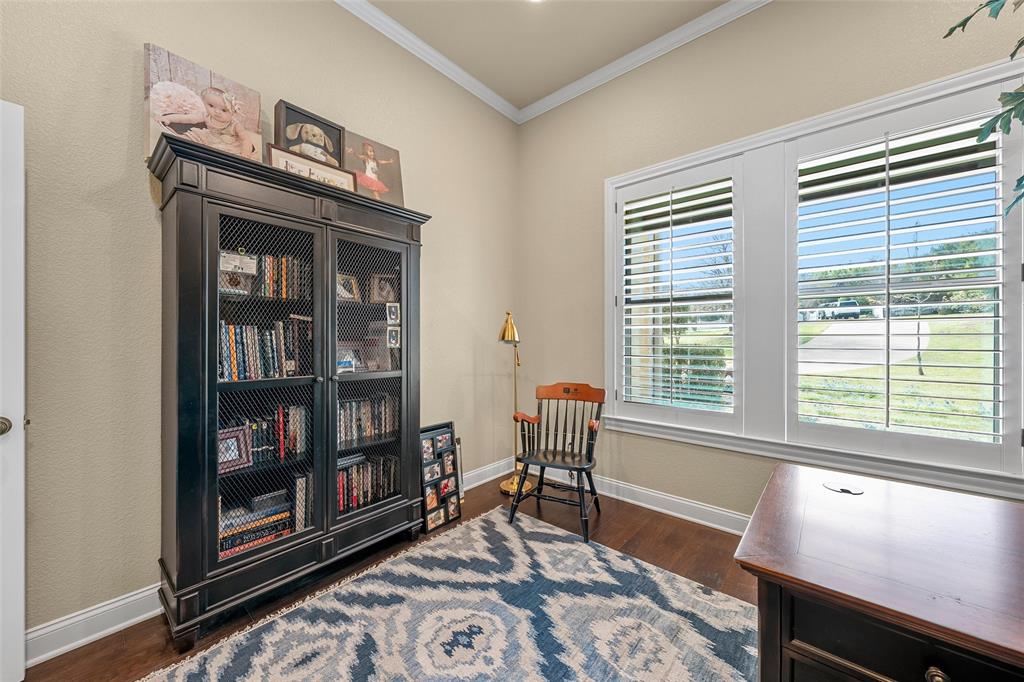 14690 Chapel Road Lorena, TX 76655 - Photo 14 of 40 a living room with fish tank and a window
