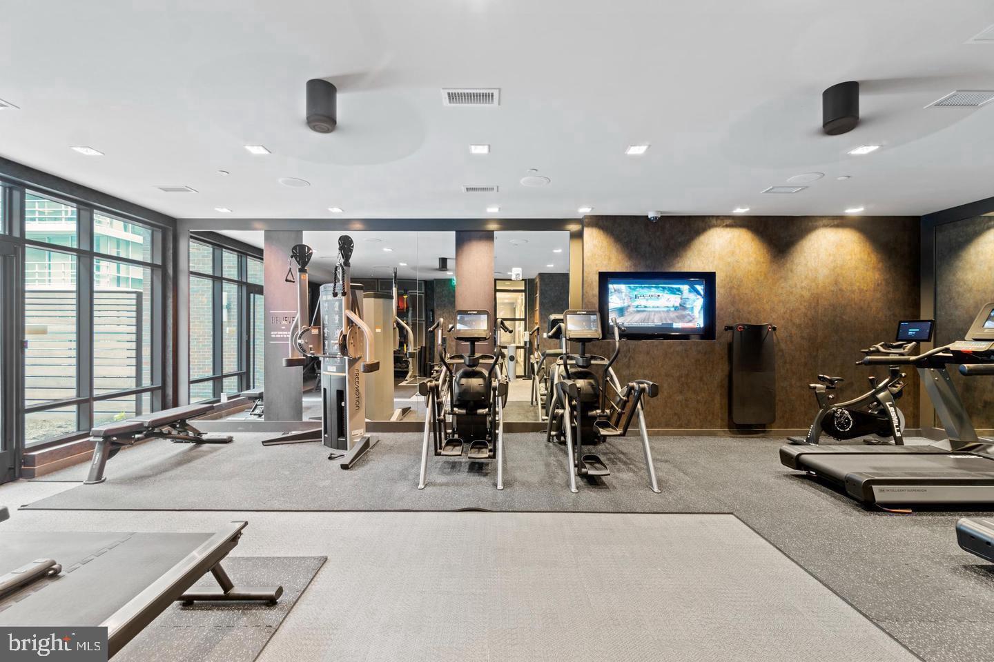 70 N Street Southeast, Unit 511 Washington, DC 20003 - Photo 16 of 22 a view of a room with gym equipment
