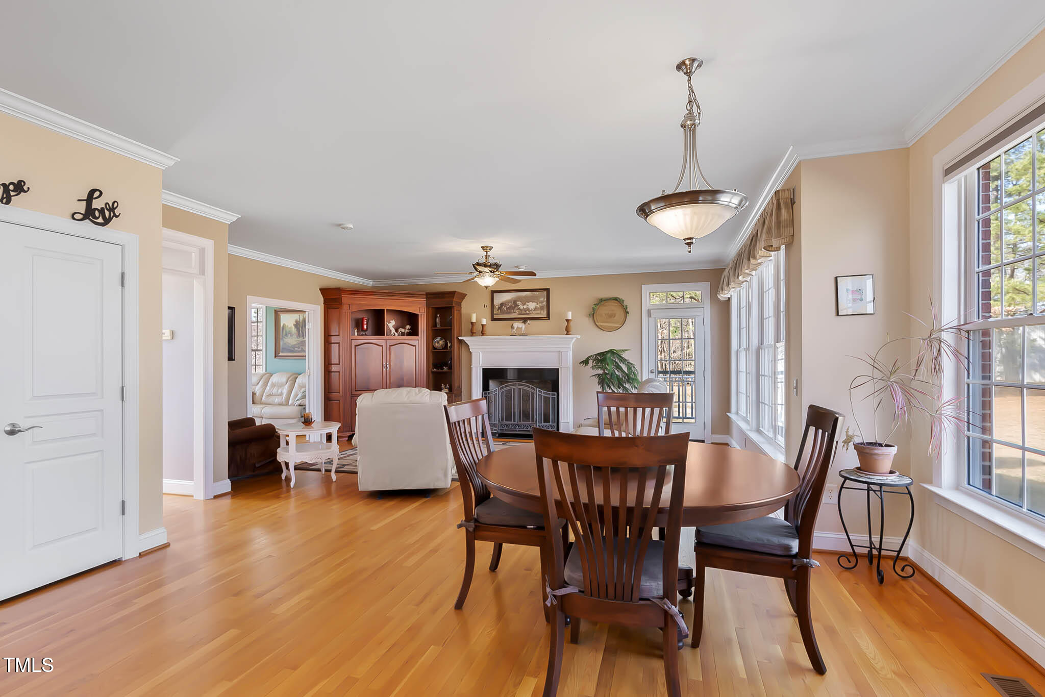 6404 Pulley Town Road Wake Forest, NC 27587 - Photo 17 of 58 Dining Area facing Family Room