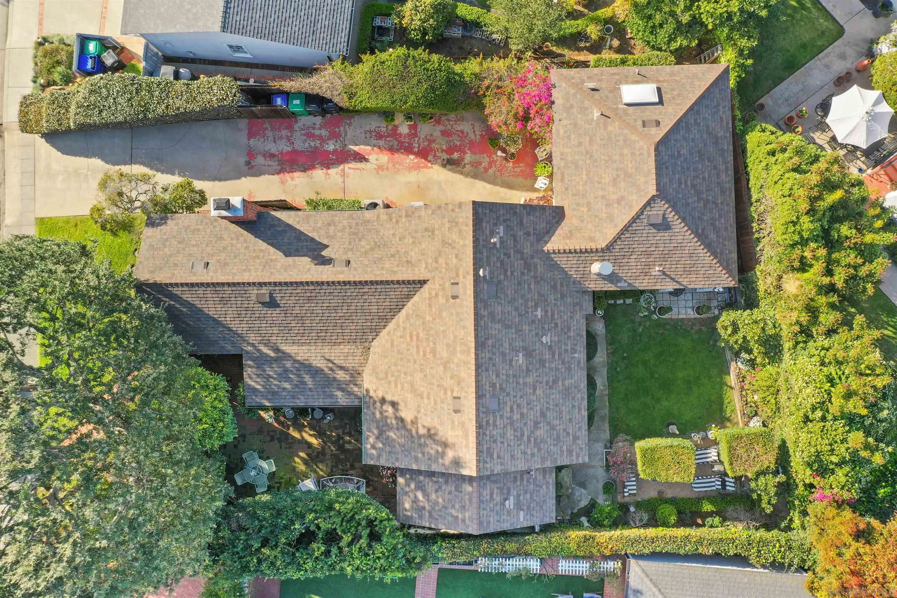 6029 Waverly Avenue La Jolla, CA 92037 - Photo 47 of 48 an aerial view of a house with outdoor space and lake view